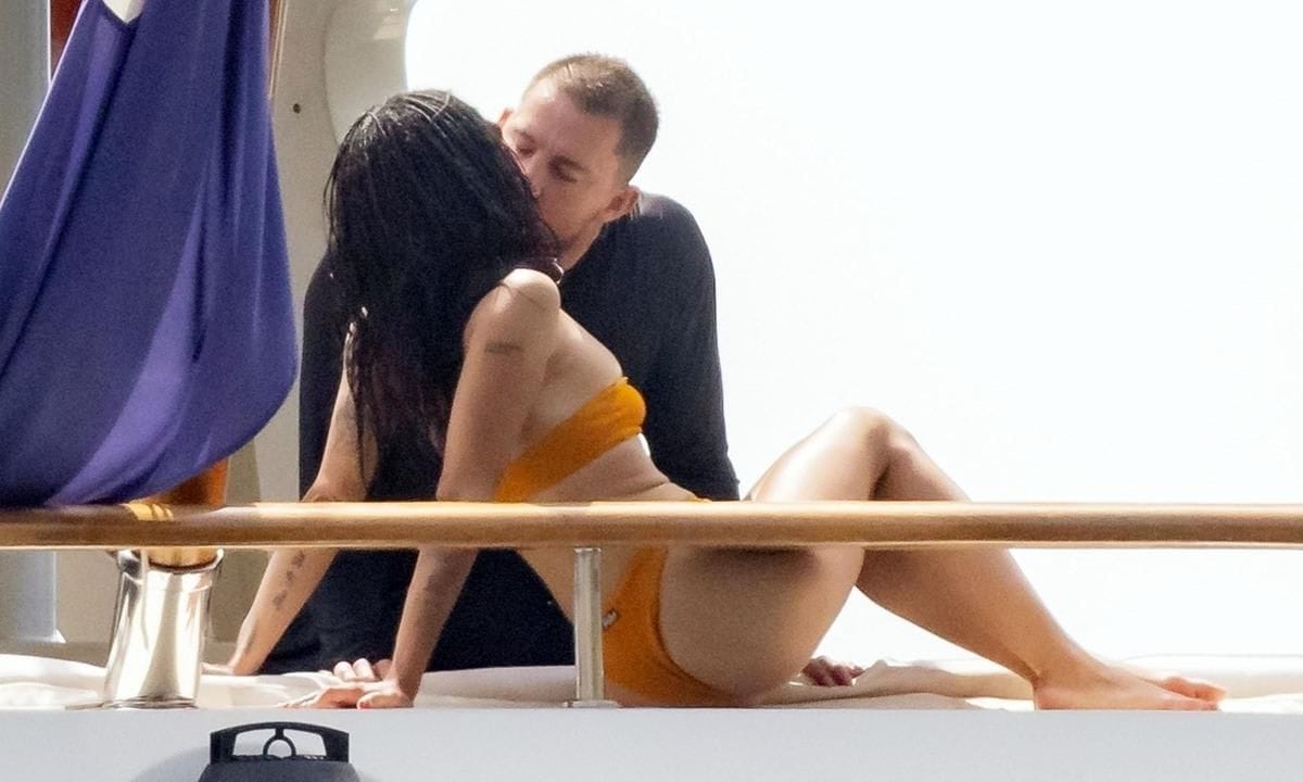 Zoe Kravitz and Channing Tatum in Italy