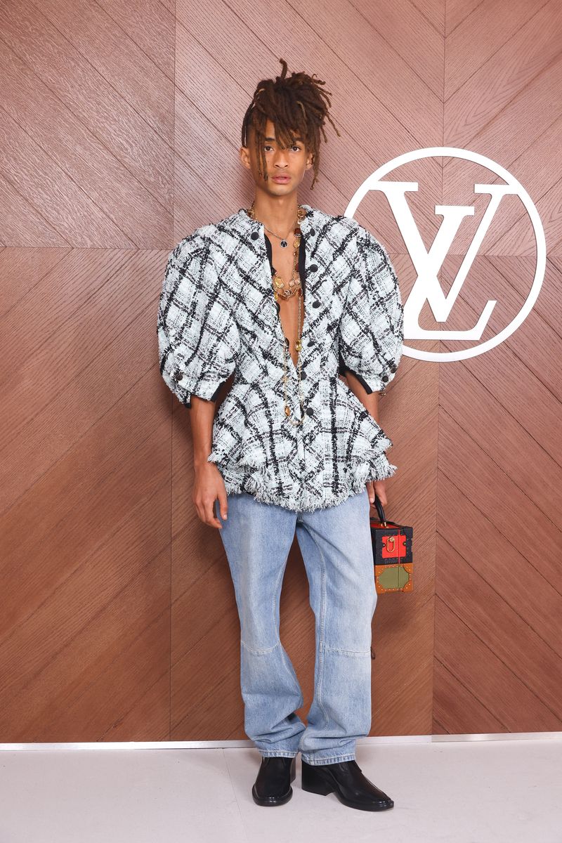 Jaden Smith attends the Louis Vuitton Womenswear Fall/Winter 2025-2026 show