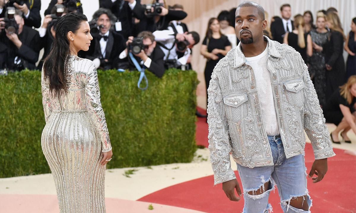 Kanye West and Kim Kardashian Met Gala 2016