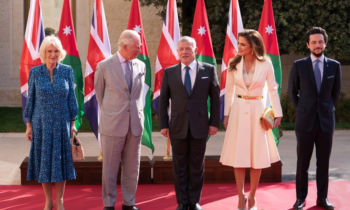 Prince Charles and Camilla were welcomed by Jordan's King, Queen and Crown Prince on Nov. 16