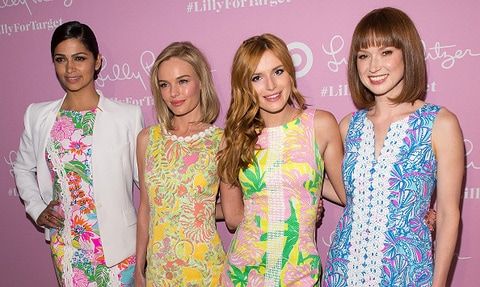 April 15: Camila Alves, Kate Bosworth, Bella Thorne and Elie Kemper wore their Lilly Pulitzer best for the designer's Target launch in New York City.
Photo: Getty Images