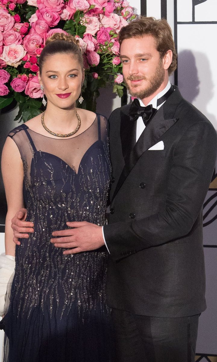 The new mom made her first public appearance after giving birth to son Stefano at the 2017 Rose Ball. The couple cleaned up nicely for their night off from parenting duties.