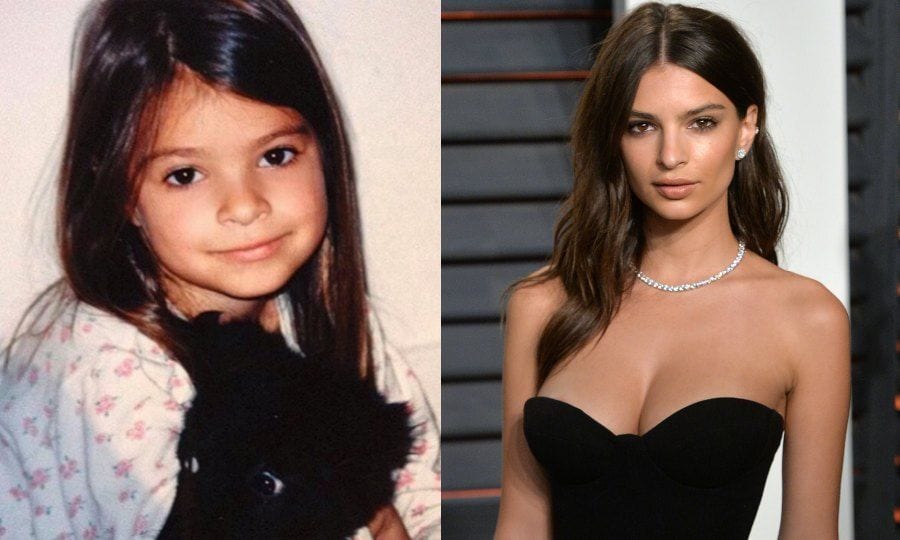 Emily Ratajkowski
Emily hasn't changed a bit! She looks extra cute posing with her puppy in this sweet photo.
Photos: Instagram/@emrata/Anthony Harvey/Getty Images