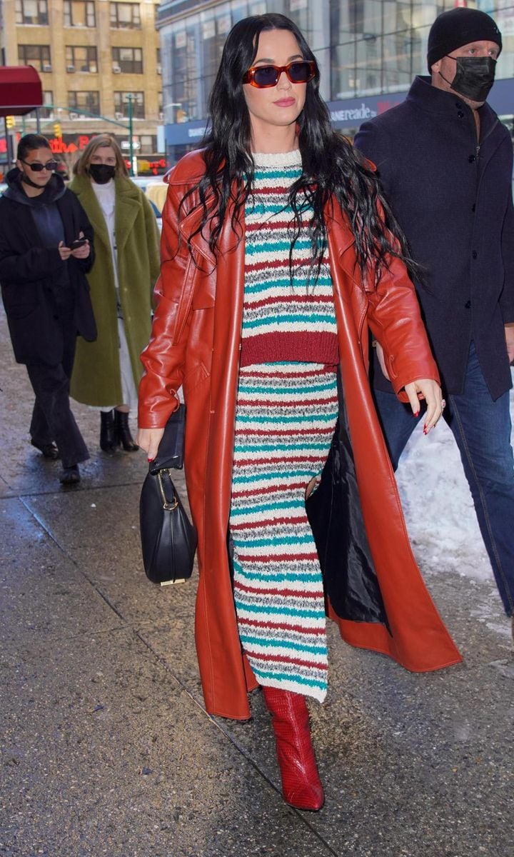 Celebrity Sightings In New York City - January 30, 2022