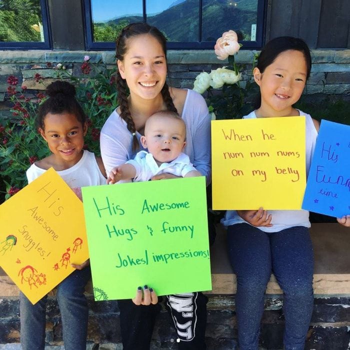 <b>Josh Kelley</b>
"Happy Father's Day to our awesome snuggler, hilarious impersonator, belly nummer, silly bed time story teller fantastical father! We voted and have decided we've got the worlds #1dad! We love you the most @joshbkelley!! #fathersday2017"
Photo: Instagram/@katherineheigl