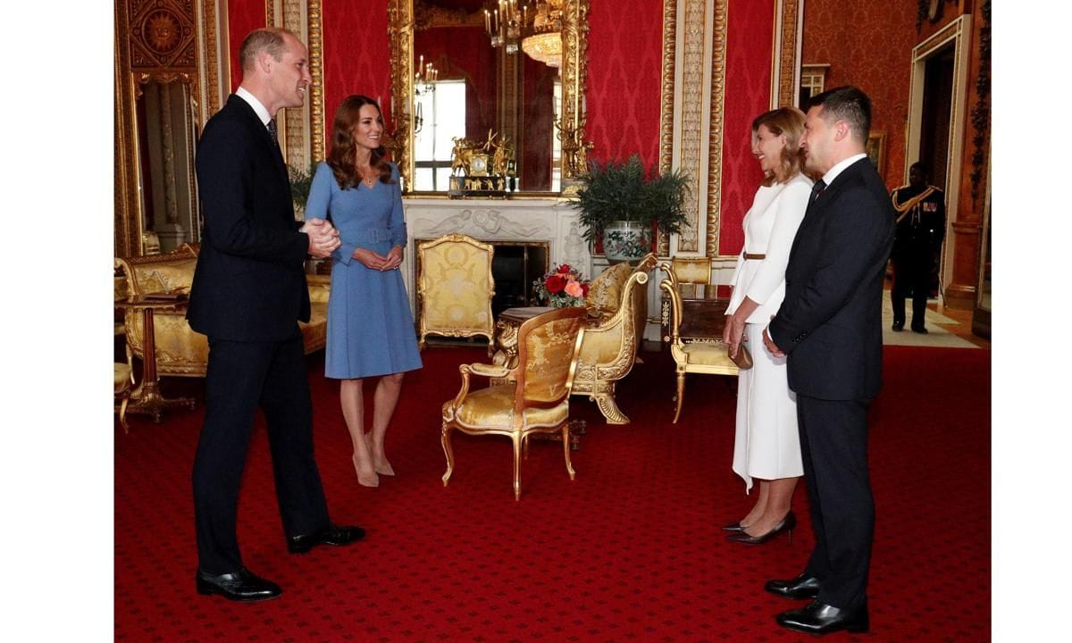 President Zelensky is ‘grateful to’ the Duke and Duchess of Cambridge