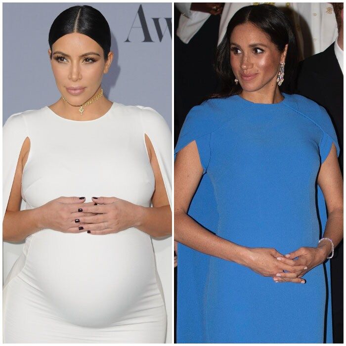 Meghan Markle and Kim Kardashian style