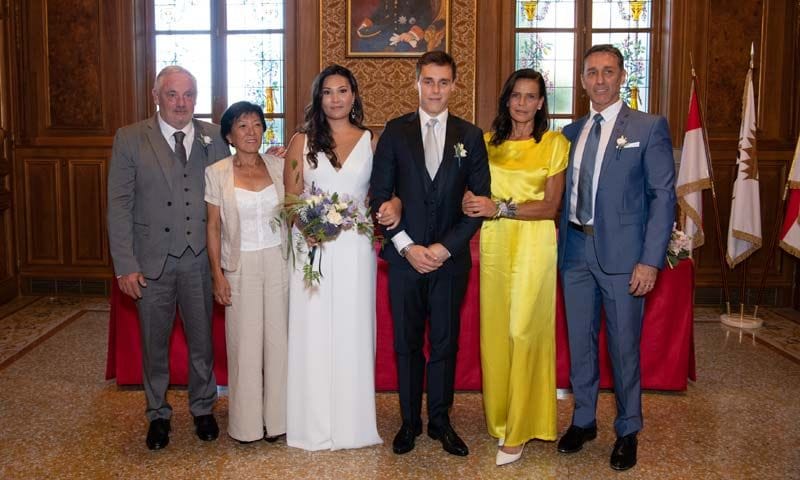 Louis Ducruet and Marie Chevalier wedding