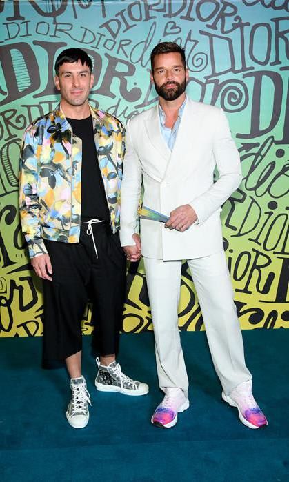 Ricky Martin and Jwan Yosef