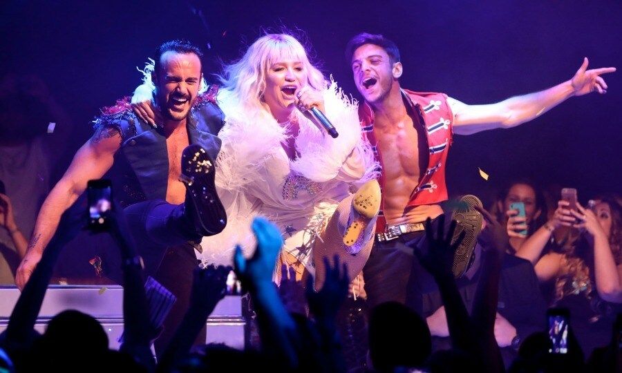 June 23: Kesha kept the party going during the kick off to her mini-residency at Intrigue Nightclub at Wynn Las Vegas.
<br>
Photo: Danny Mahoney