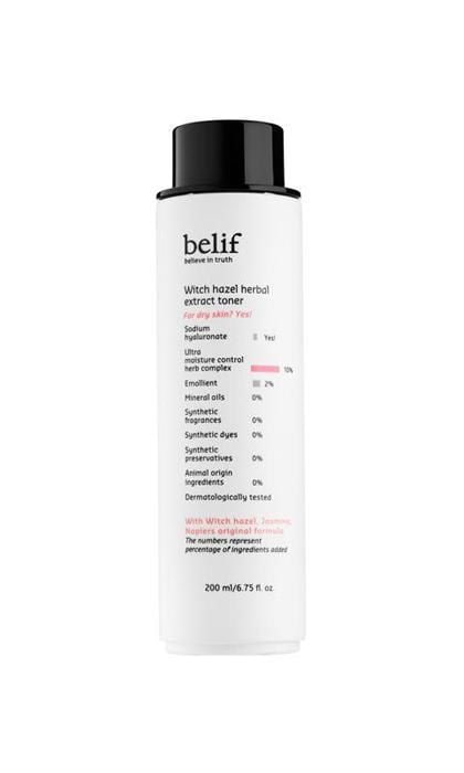 belif witch hazel herbal extract toner