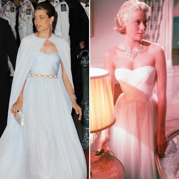 Charlotte Casiraghi and Grace Kelly