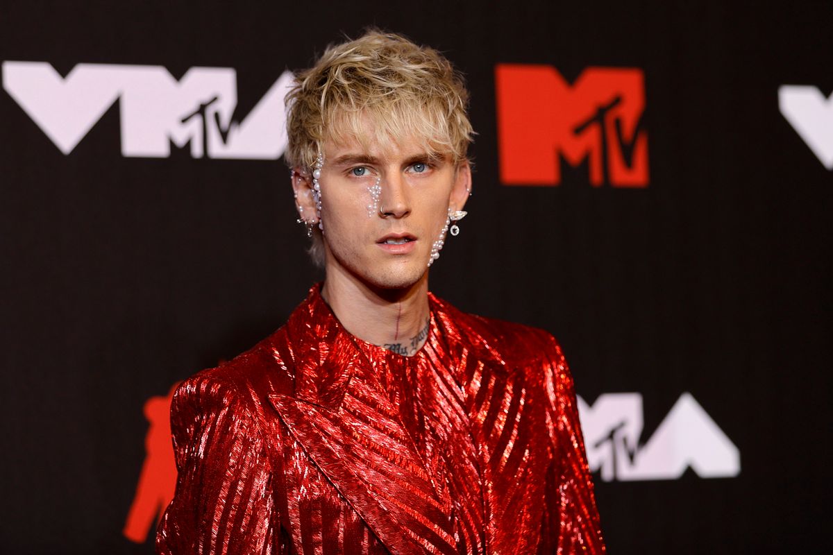 Machine Gun Kelly at the 2021 MTV Video Music Awards