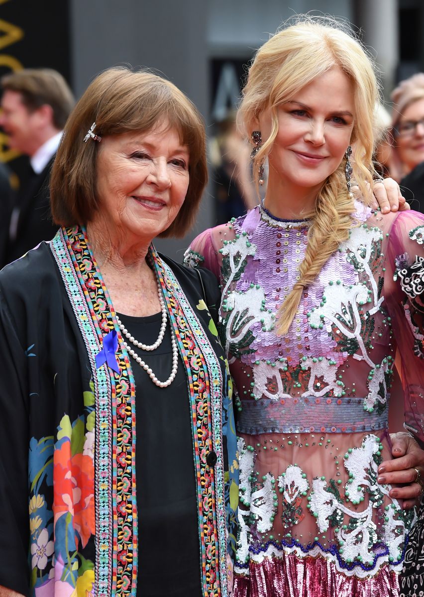 Nicole Kidman with her mother Janelle Ann Kidman