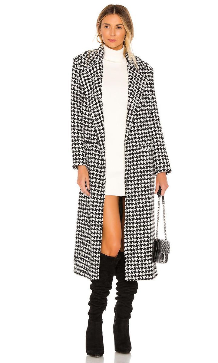 Houndstooth coat by Lovers + Friends