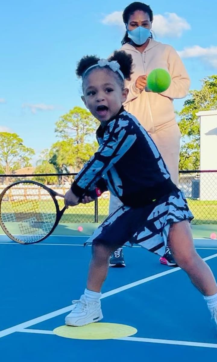 Serena Williams shares an adorable photo of daughter Olympia