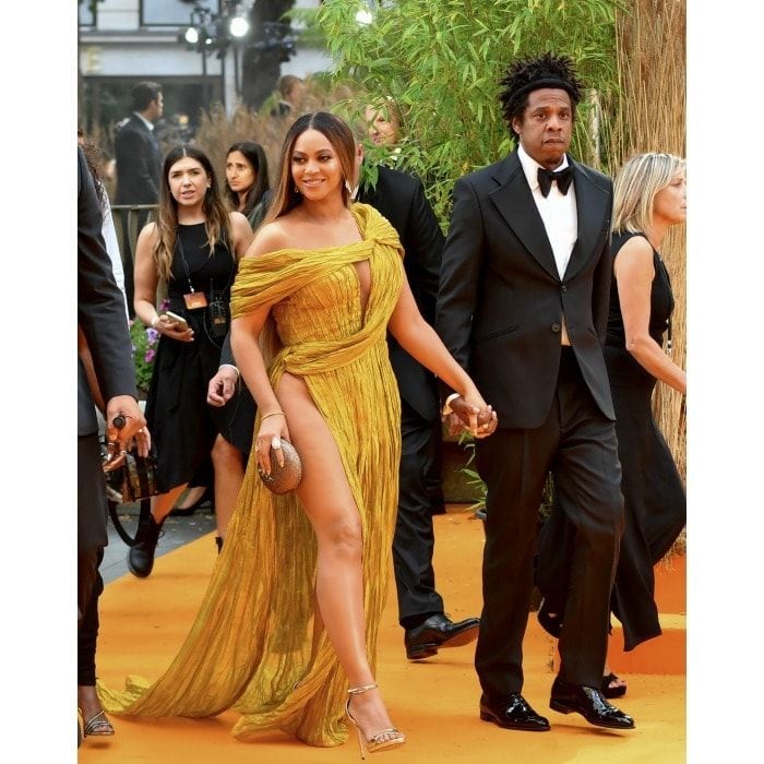 Beyonce and Jay Z Lion King premiere