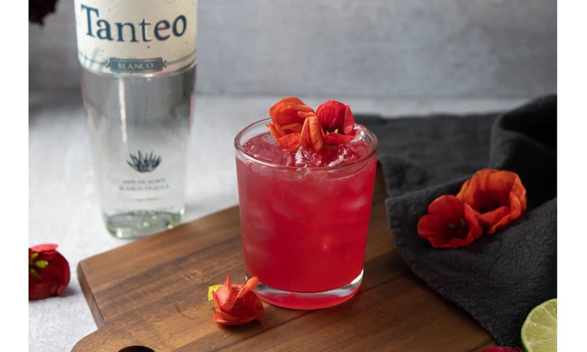 Tanteo Tequila Grapefruit Hibiscus Marg