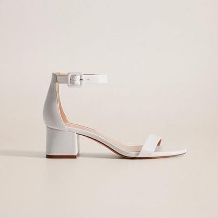 Ankle-cuff sandals by Mango