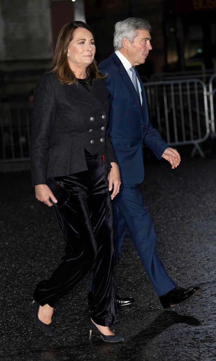 The Princess of Wales' parents, Carole and Michael Middleton.