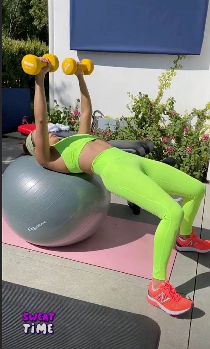 Eva Longoria workout