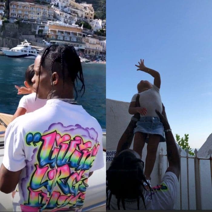 Travis Scott and Stormi Webster