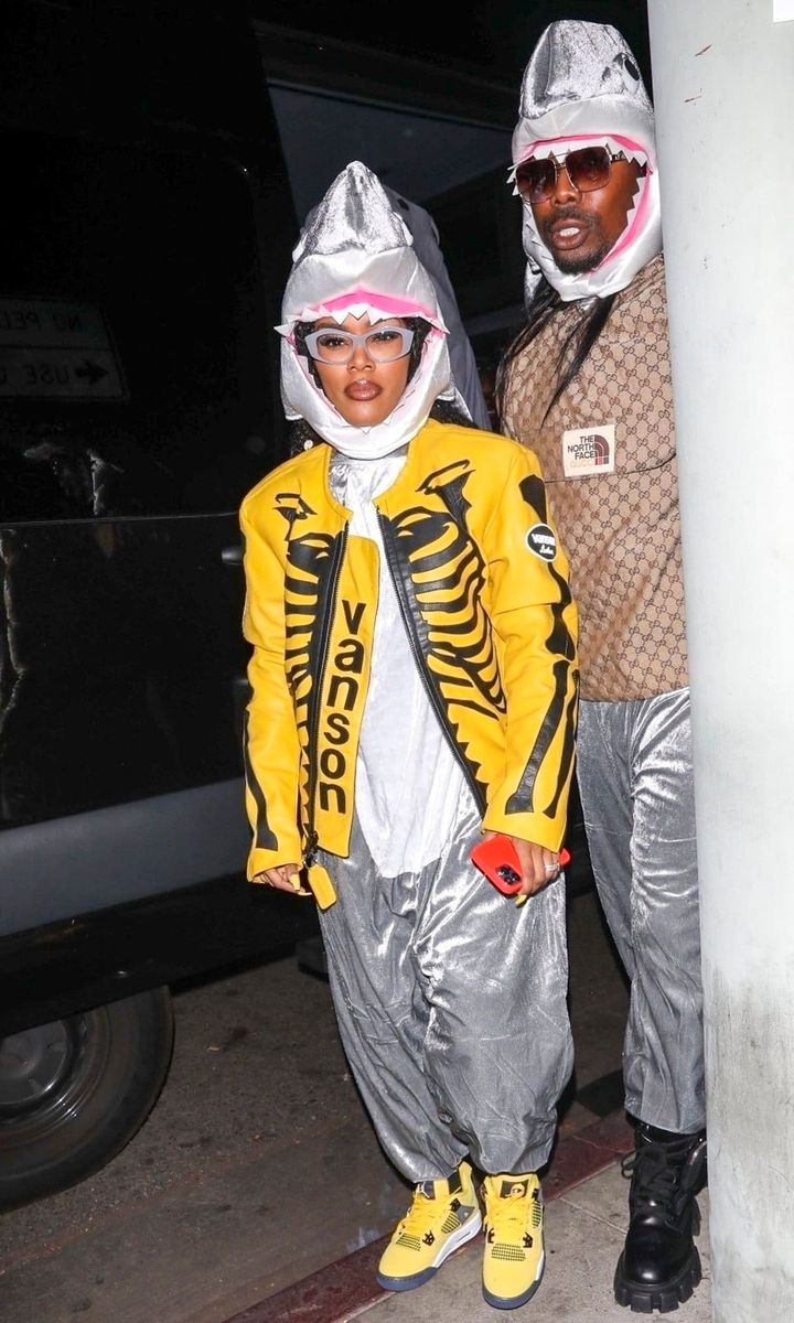 Teyana Taylor at Doja Cat's underwater birthday party