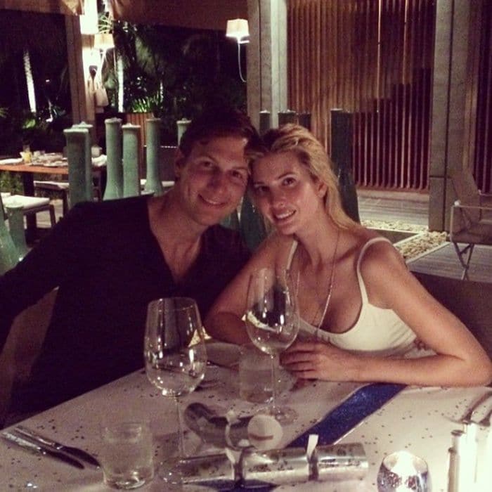 The couple looked relaxed in each other's company after a getaway to the Maldives. Ivanka snapped this picture on their last night of the holiday.
Photo: Instagram/@ivankatrump