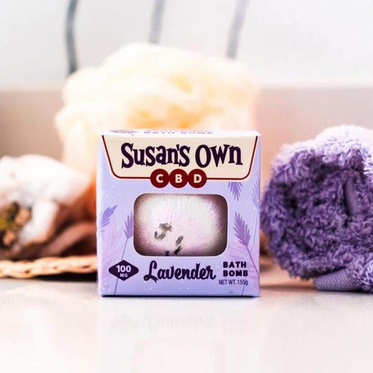Susan's Own lavender bath bomb
