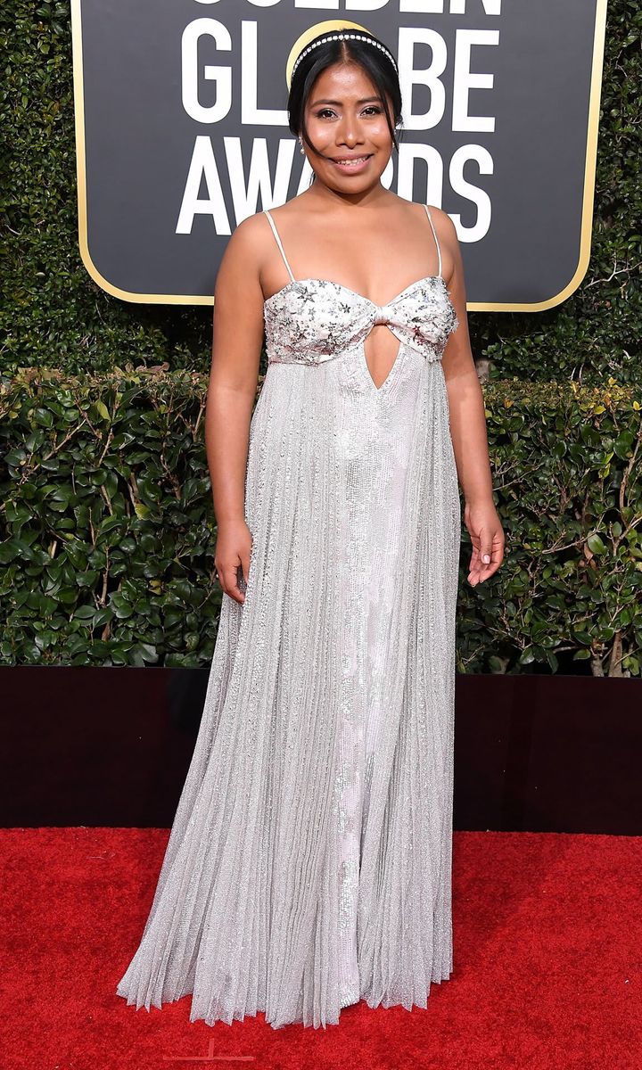 Yalitza Aparicio at the 76th Annual Golden Globe Awards - Arrivals