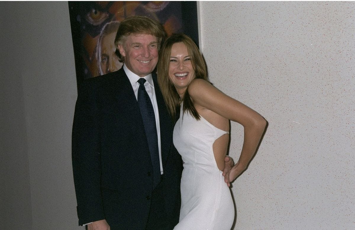 Donald Trump and Melania Trump in 1999