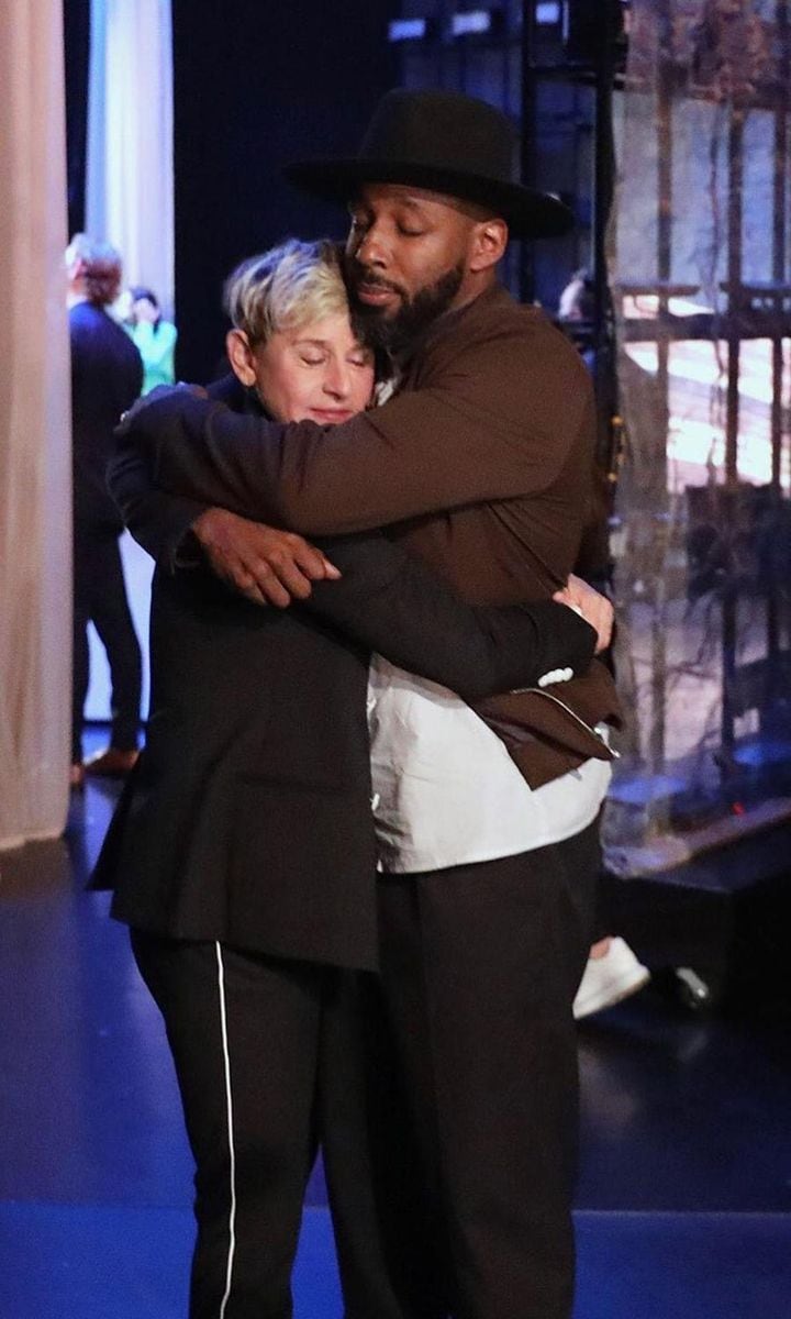 Ellen DeGeneres y Stephen 'tWitch' Boss