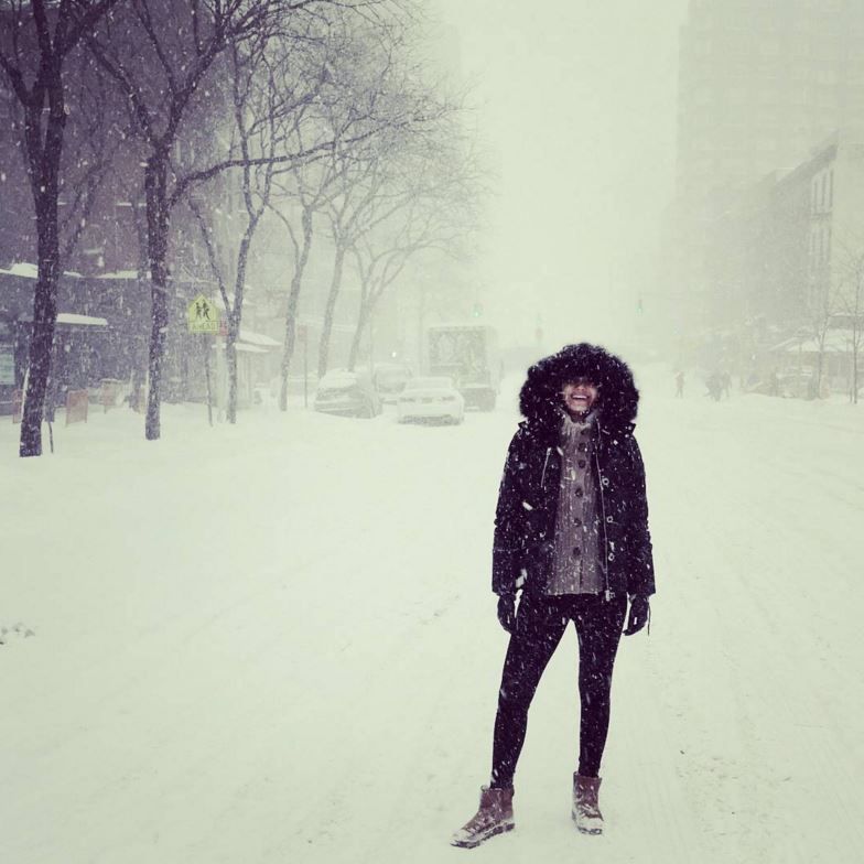 Emmy Rossum took on the streets of NYC.
<br>
Photo: Instagram/@EmmyRossum