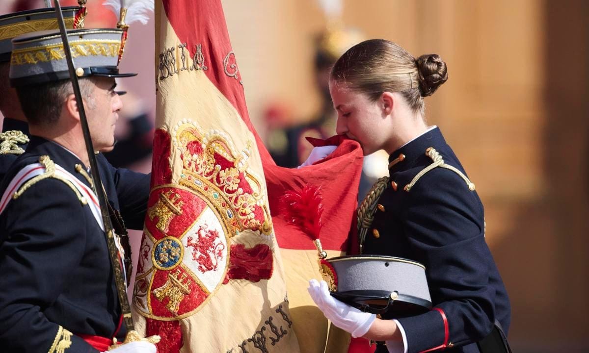 Princess Leonor ceremony at military academy