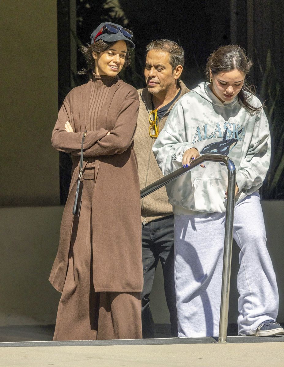 Camila Cabello celebrates her 28th birthday with a family lunch and some birthday shopping in Beverly Hills. 