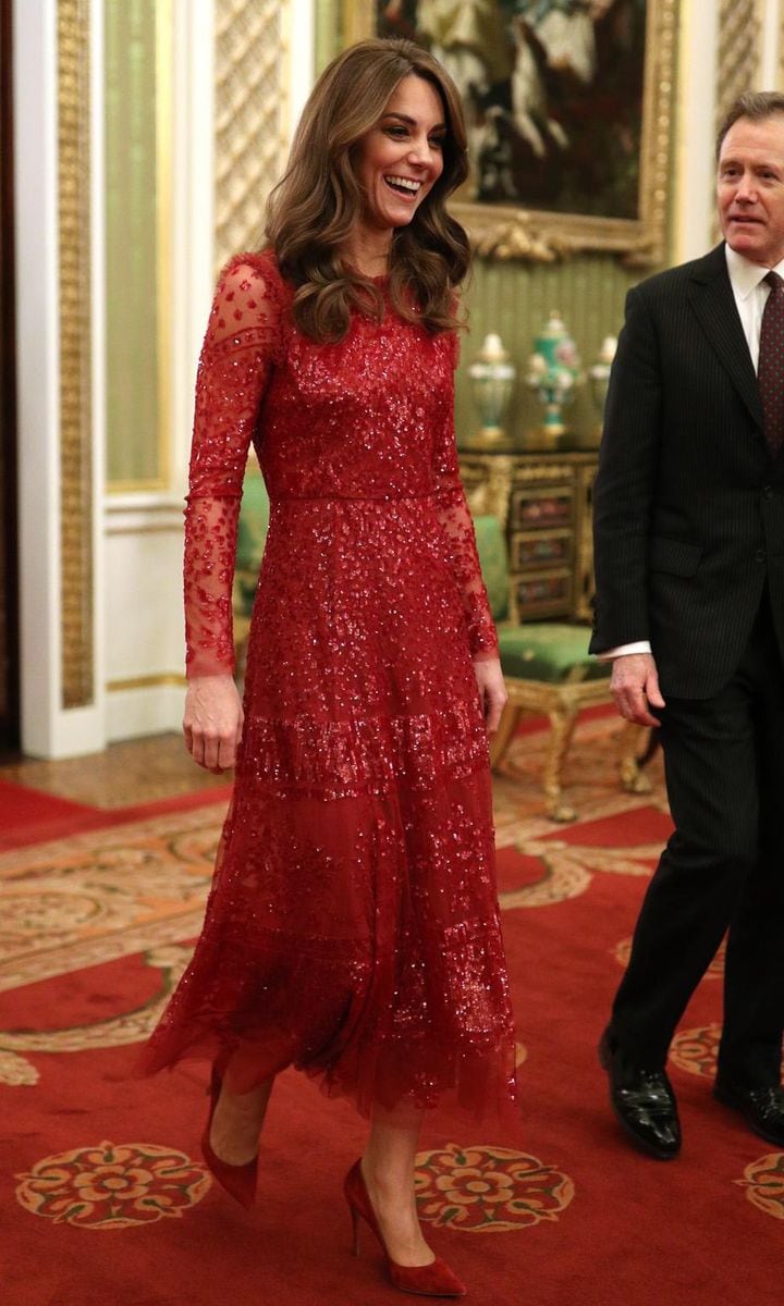 The Duchess of Cambridge stunned in a red dress for the occasion