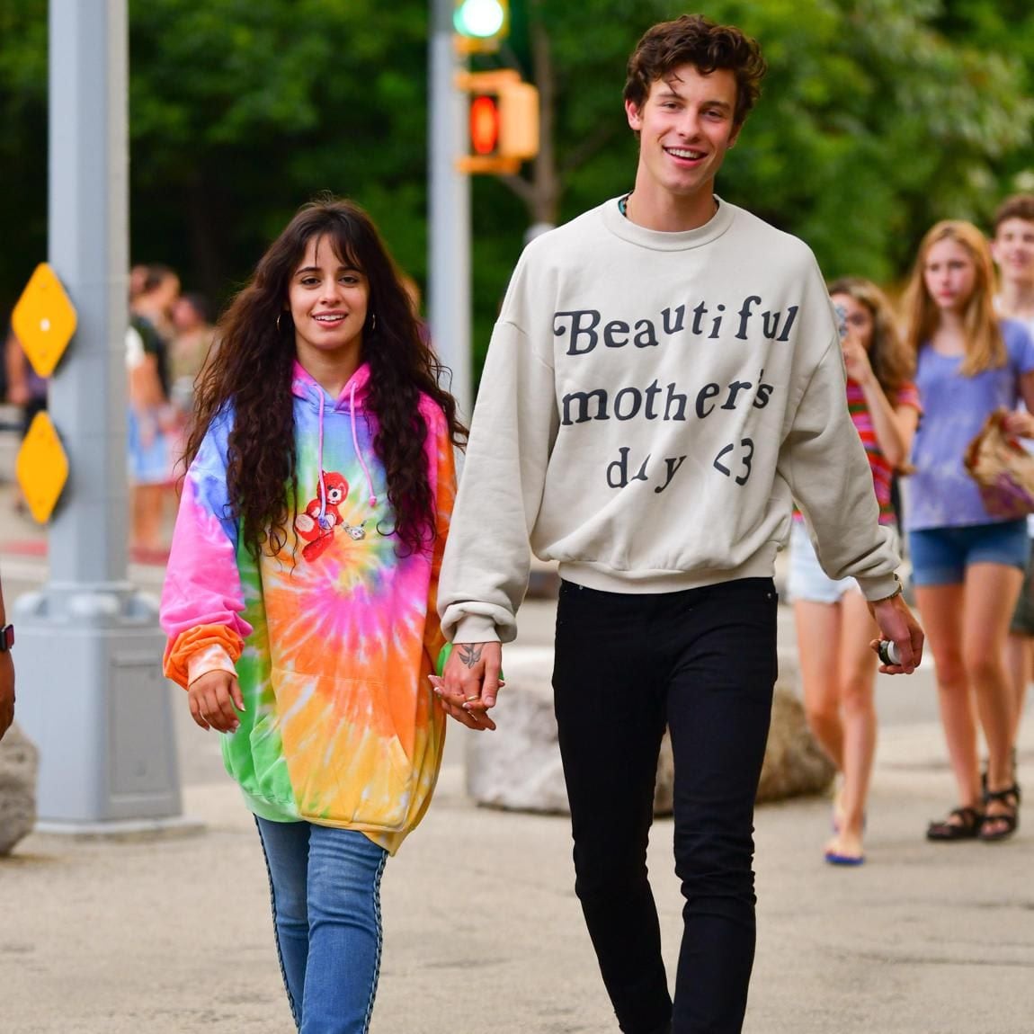 Camila Cabello and Shawn Mendes in New York