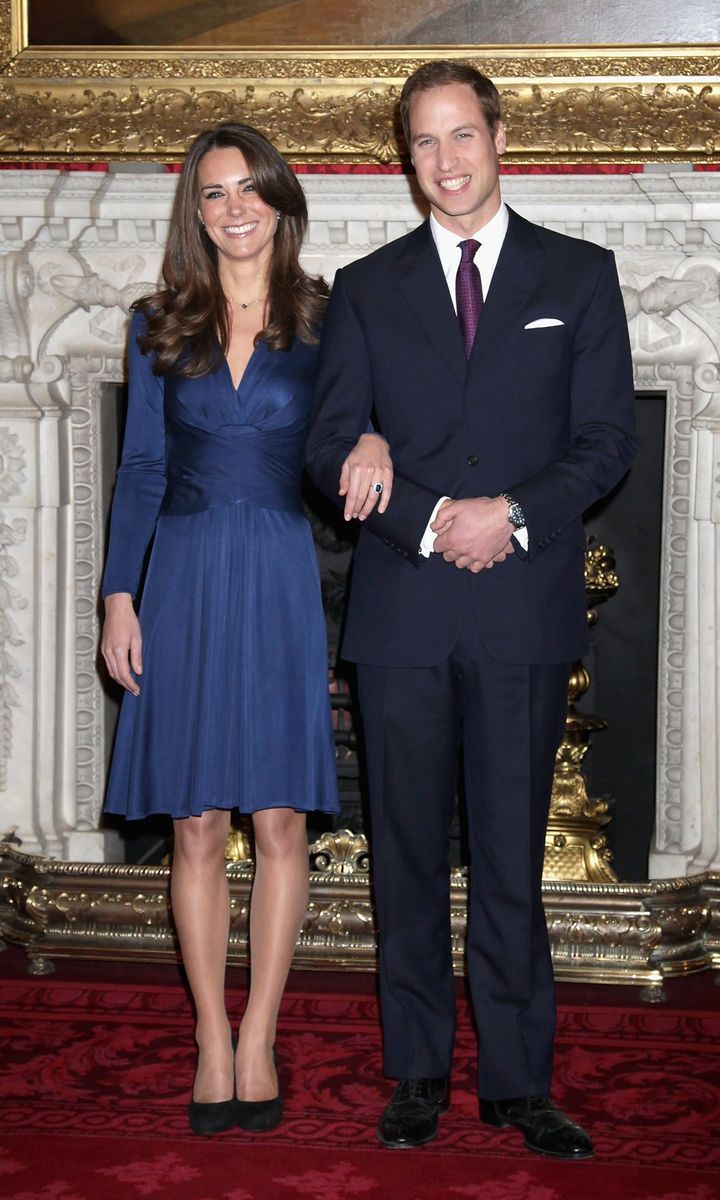 Betrothed and beaming! The pair announced their royal engagement in November of 2010.