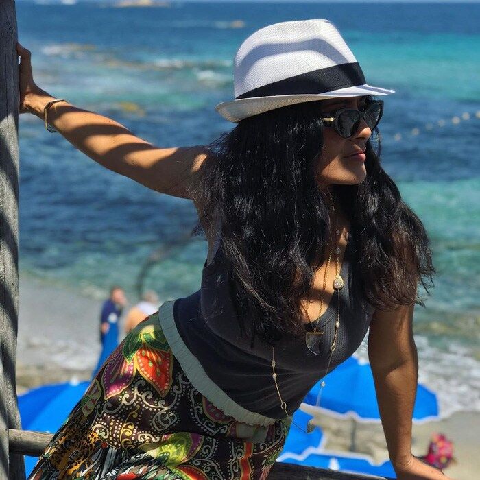 Salma Hayek in St. Tropez