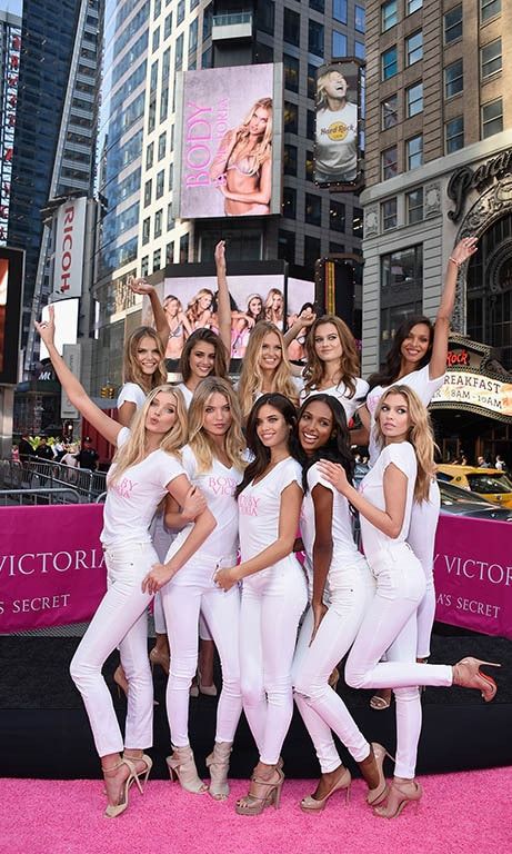 July 28: Victoria's Secret 10 newest angels took over Times Square for the "Body by Victoria" campaign.
Photo: Getty Images