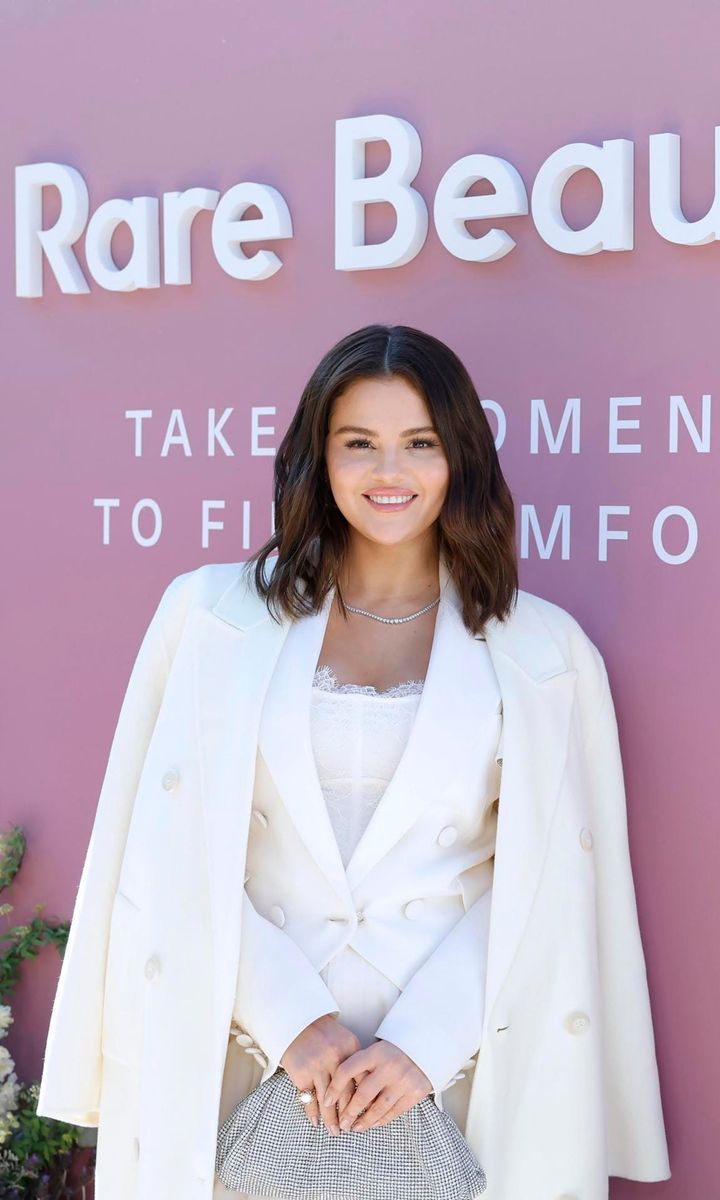 Selena Gomez Celebrates The Launch Of Rare Beauty's Find Comfort Body Collection In LA