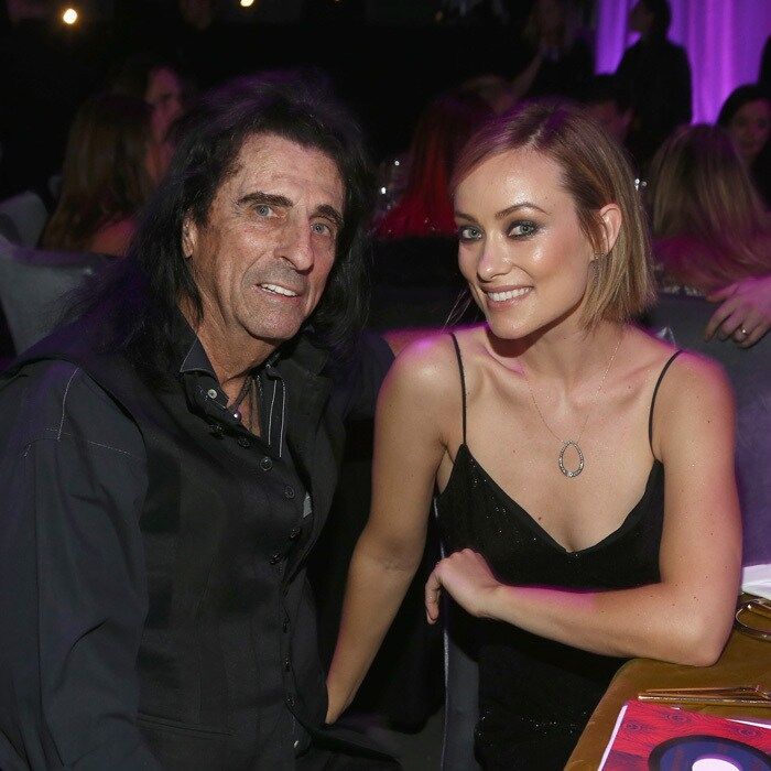 Though the Grammys were held in NYC this year, celebrities got glammed for Steven Tyler & Live Nation's Inaugural Janie's Fund Gala, which also was a viewing party for music's biggest night. Olivia Wilde, who attended with love Jason Sudeikis. got to chat with Alice Cooper at Red Studios in Hollywood.
Photo: Getty Images