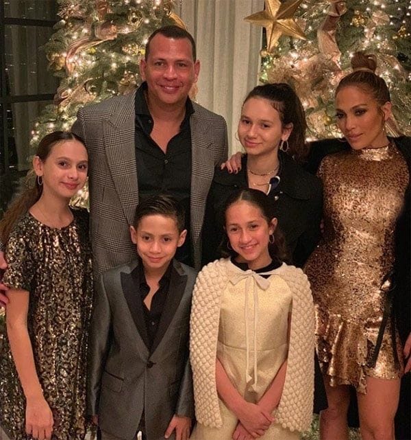 Jlo e hijos