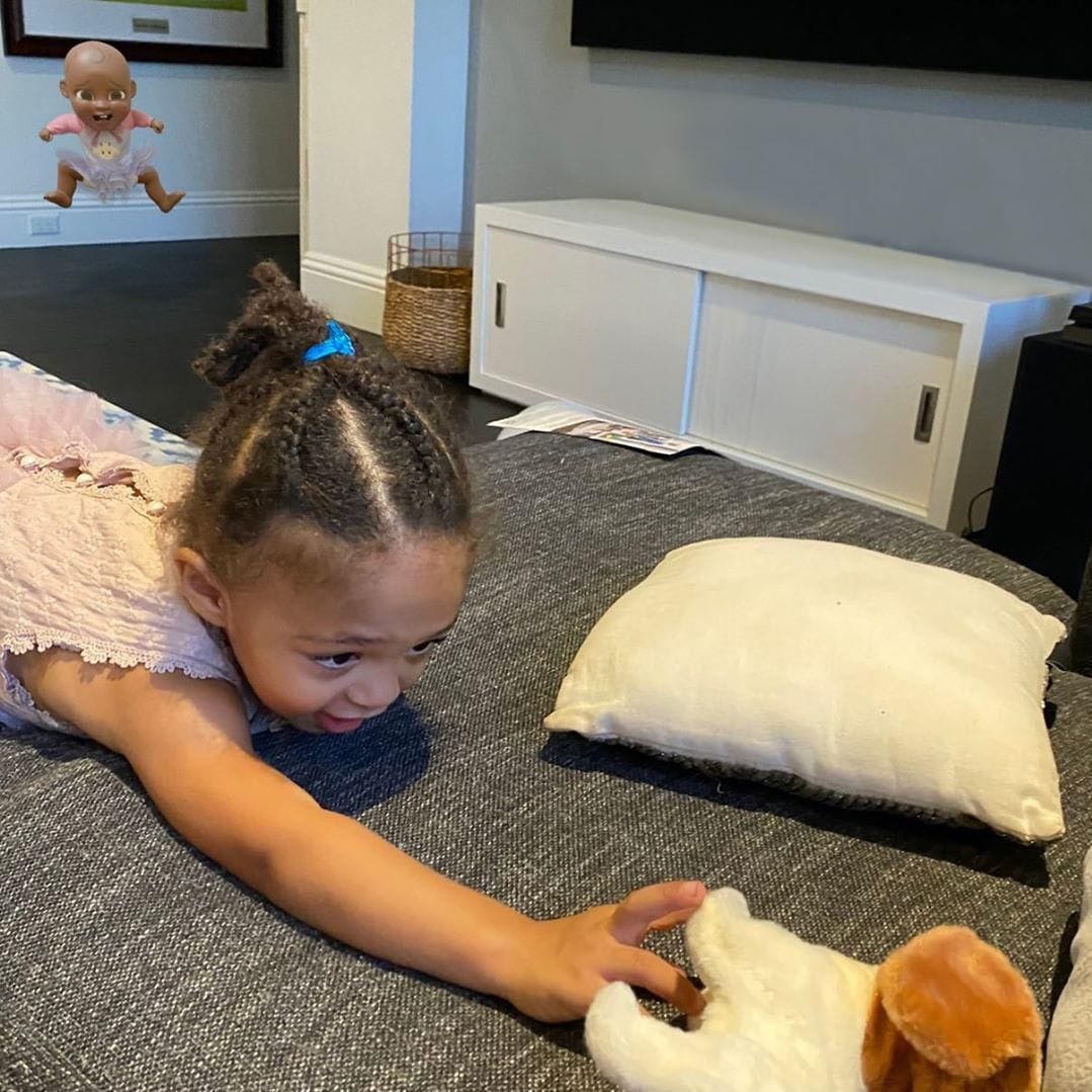 Serena Williams' daughter Olympia and doll Qai Qai