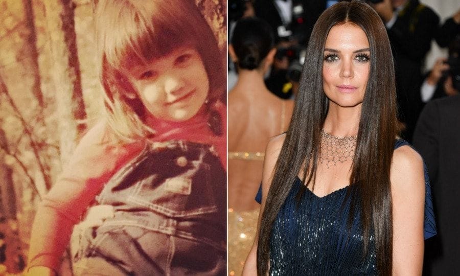 Katie Holmes
This sweet pic of Katie is the essence of childhood - overalls and all!
<br><br>Photo: Instagram/Getty Images