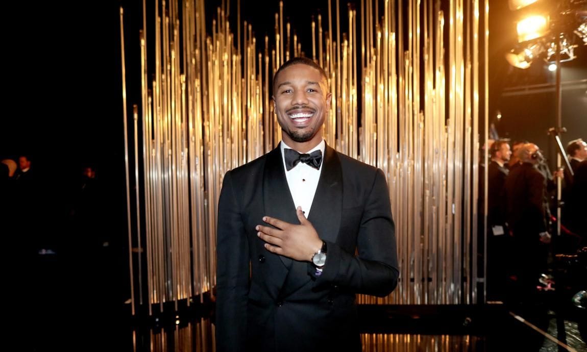 Michael B Jordan at the 88th Annual Academy Awards   Backstage And Audience