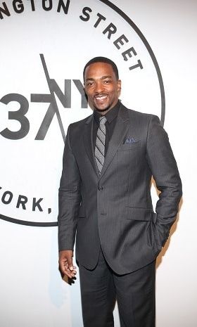 February 22: Anthony Mackie attended the Samsung 837 flagship launch in New York City's Meatpacking District, where Florence + The Machine performed a secret show.
<br>
Photo: Getty Images for Samsung