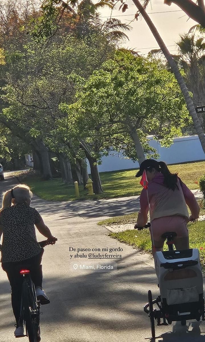 Nadia and Ludy Ferreira with baby ‘Marquitos’.