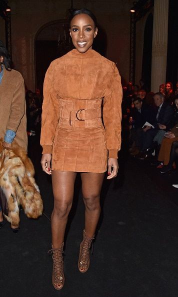 Kelly Rowland looked hot during the Balmain presentation.
<br>
Photo: Getty Images