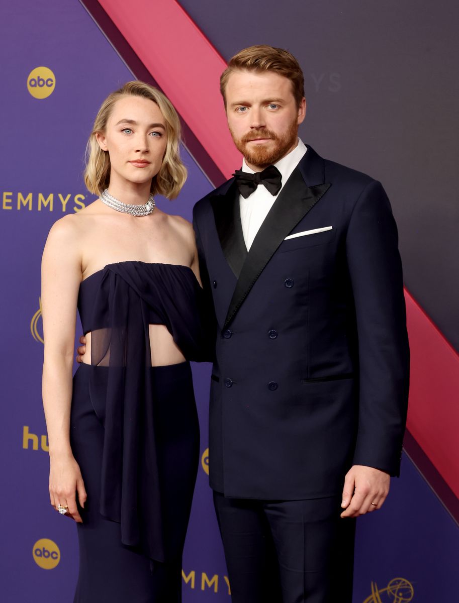 Saoirse Ronan and Jack Lowden at this year's Emmy Awards